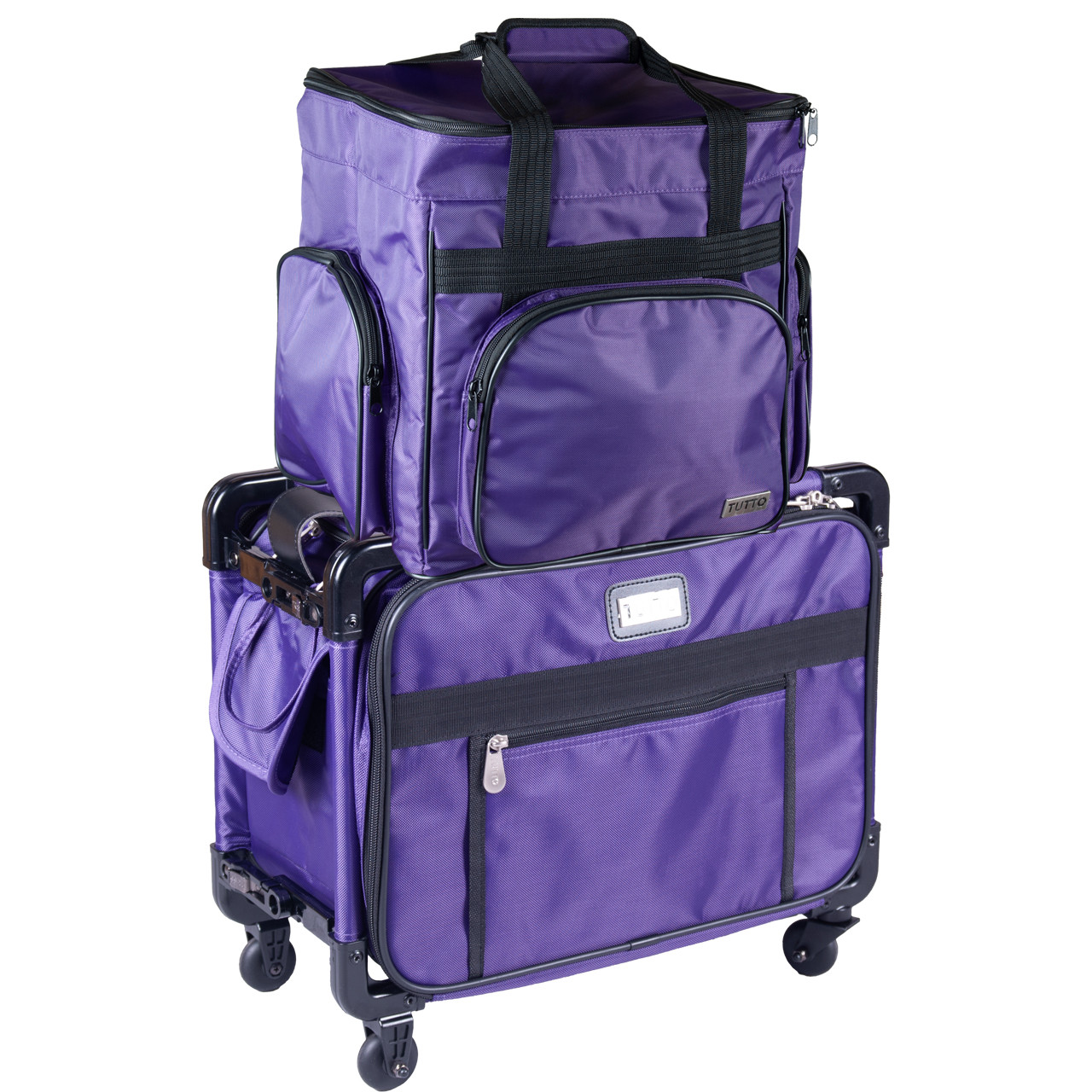 Use independently or stack on top of Tutto 4 wheels case
