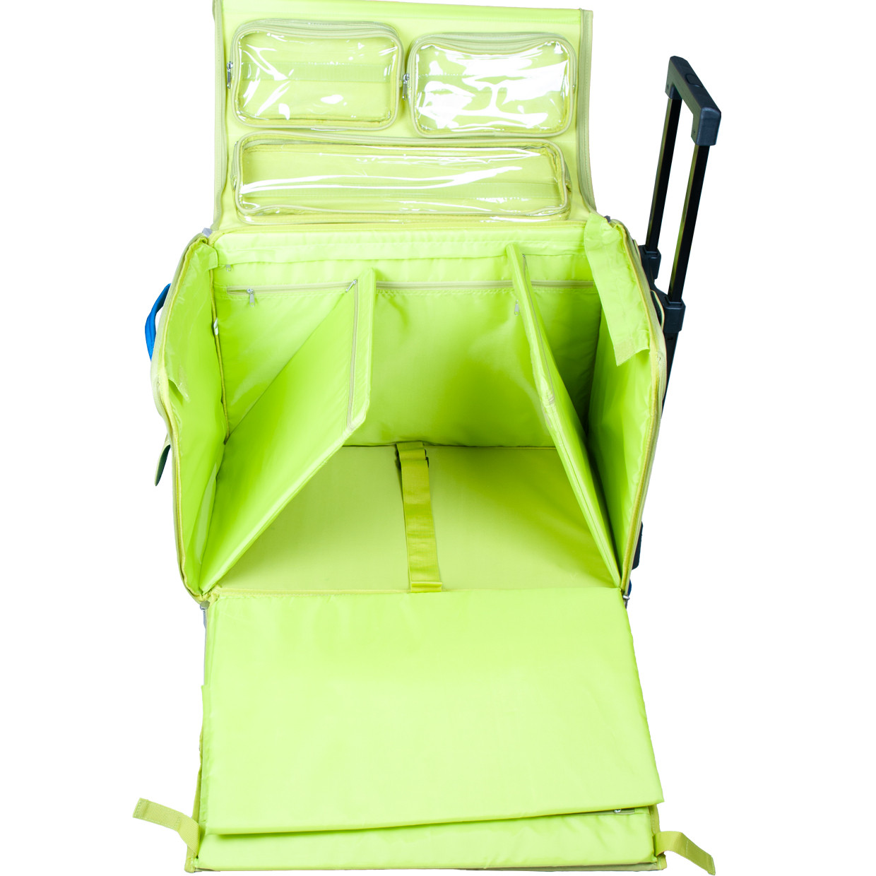 21" EZ-Glide Trolley  Blue/Lime Green  