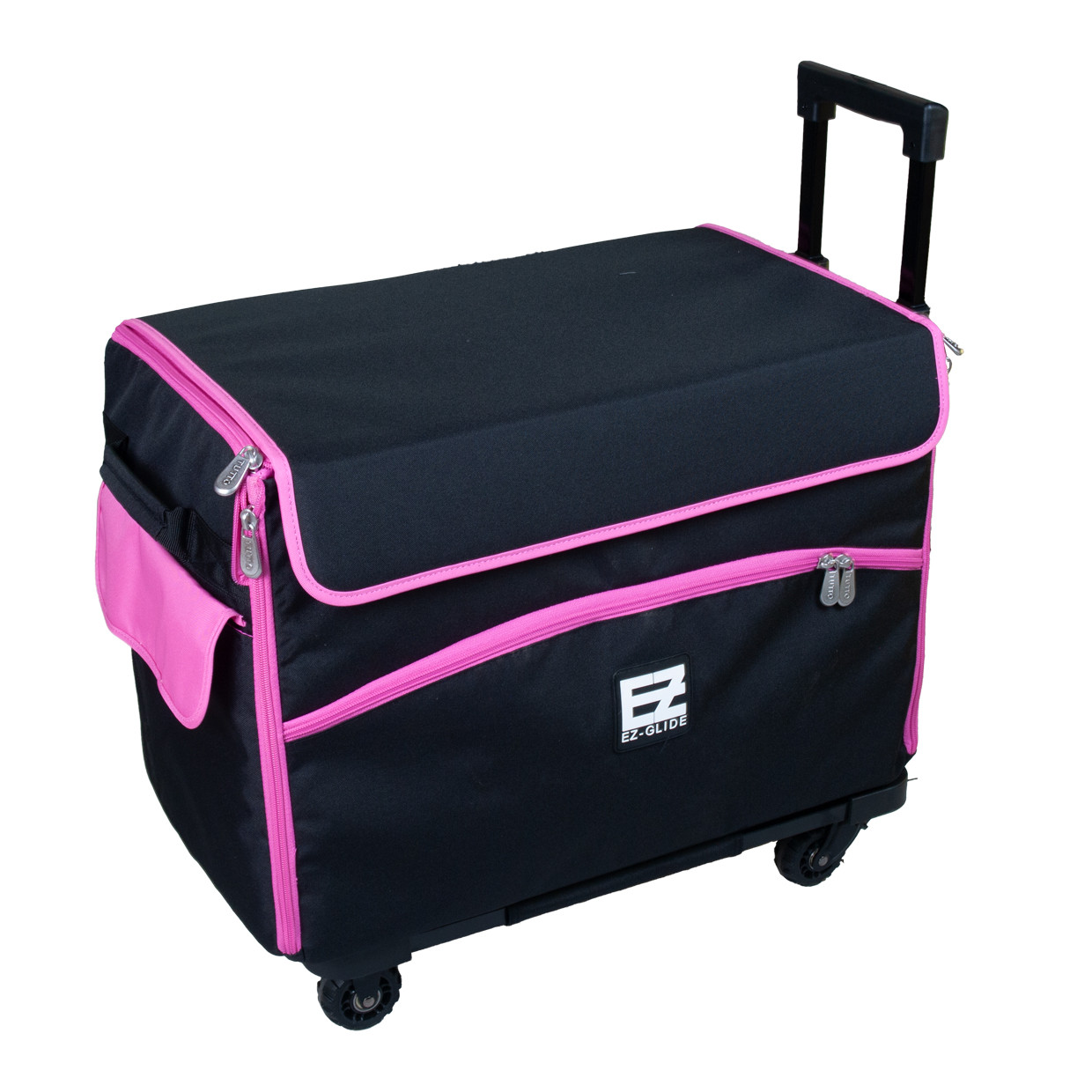 21" EZ-Glide Trolley Black/Pink   