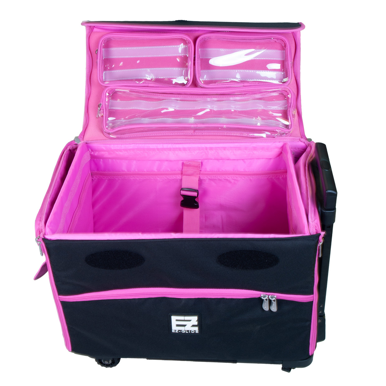 21" EZ-Glide Trolley Black/Pink   
