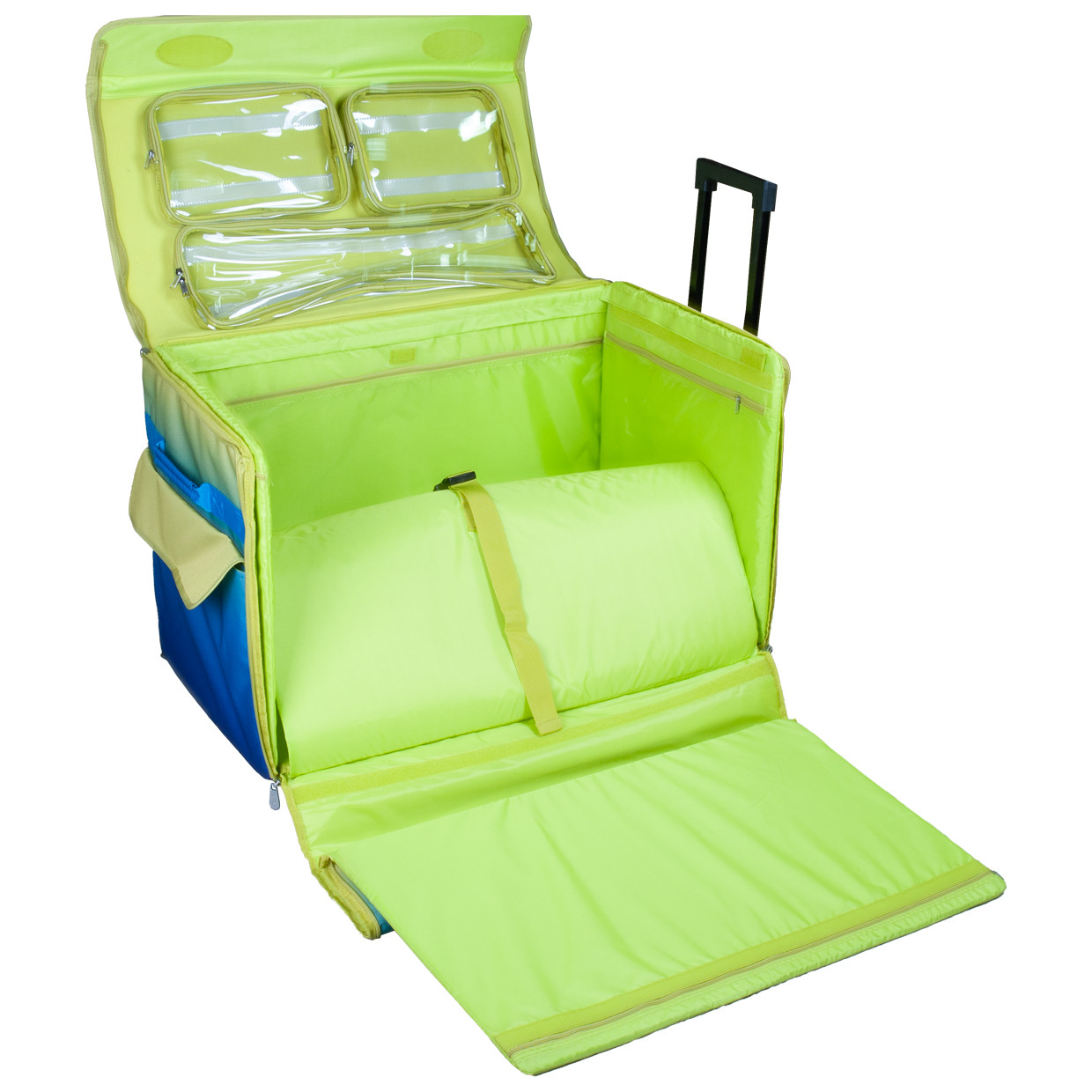 29" EZ-Glide Trolley Blue/Lime Green   