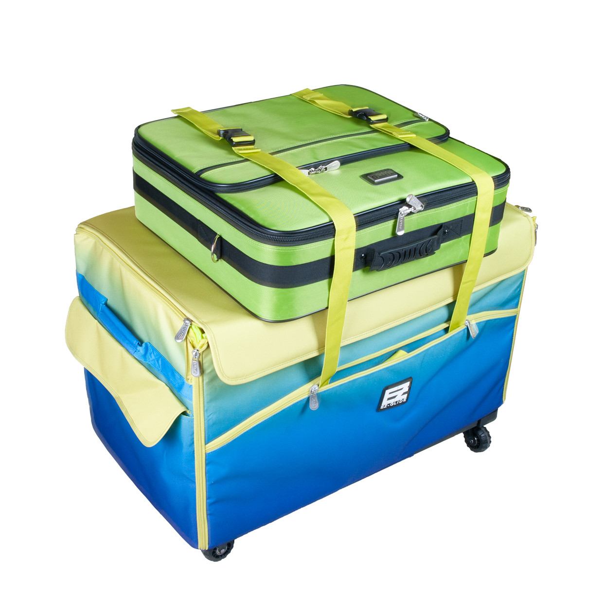 29" EZ-Glide Trolley Blue/Lime Green   