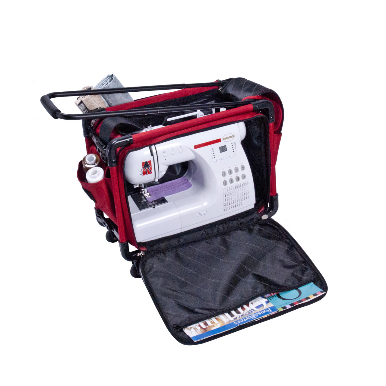 Multiple use as a small machine on wheels.
Both top and front opening for easy access.