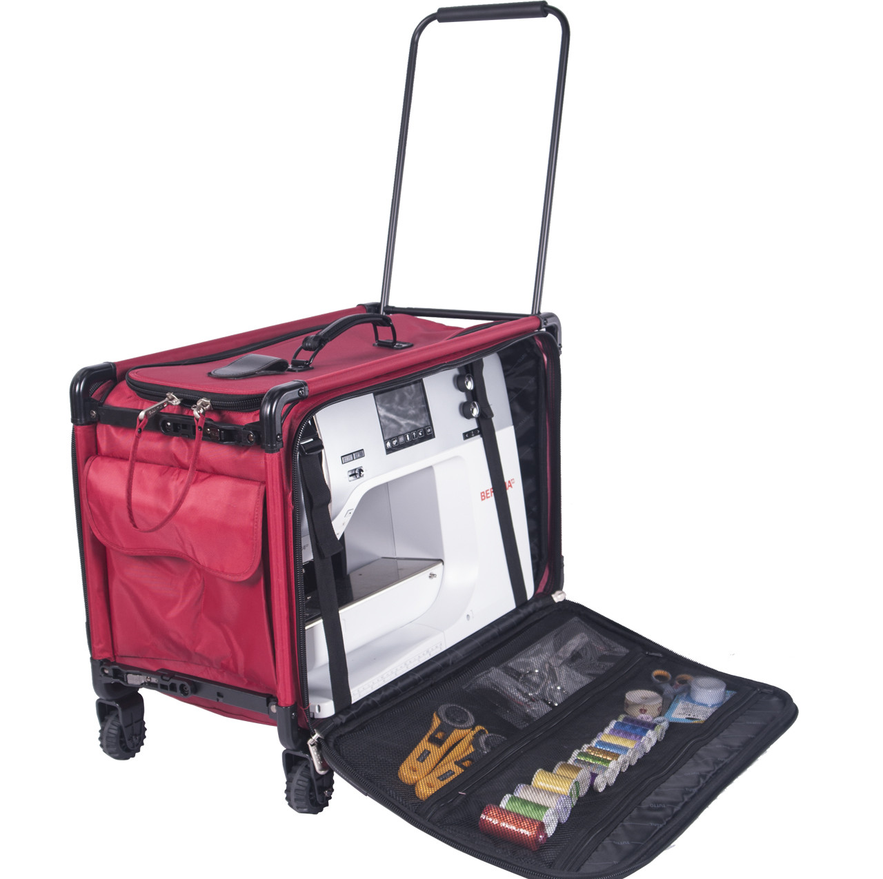 Versatile pockets keep all your sewing tools organized