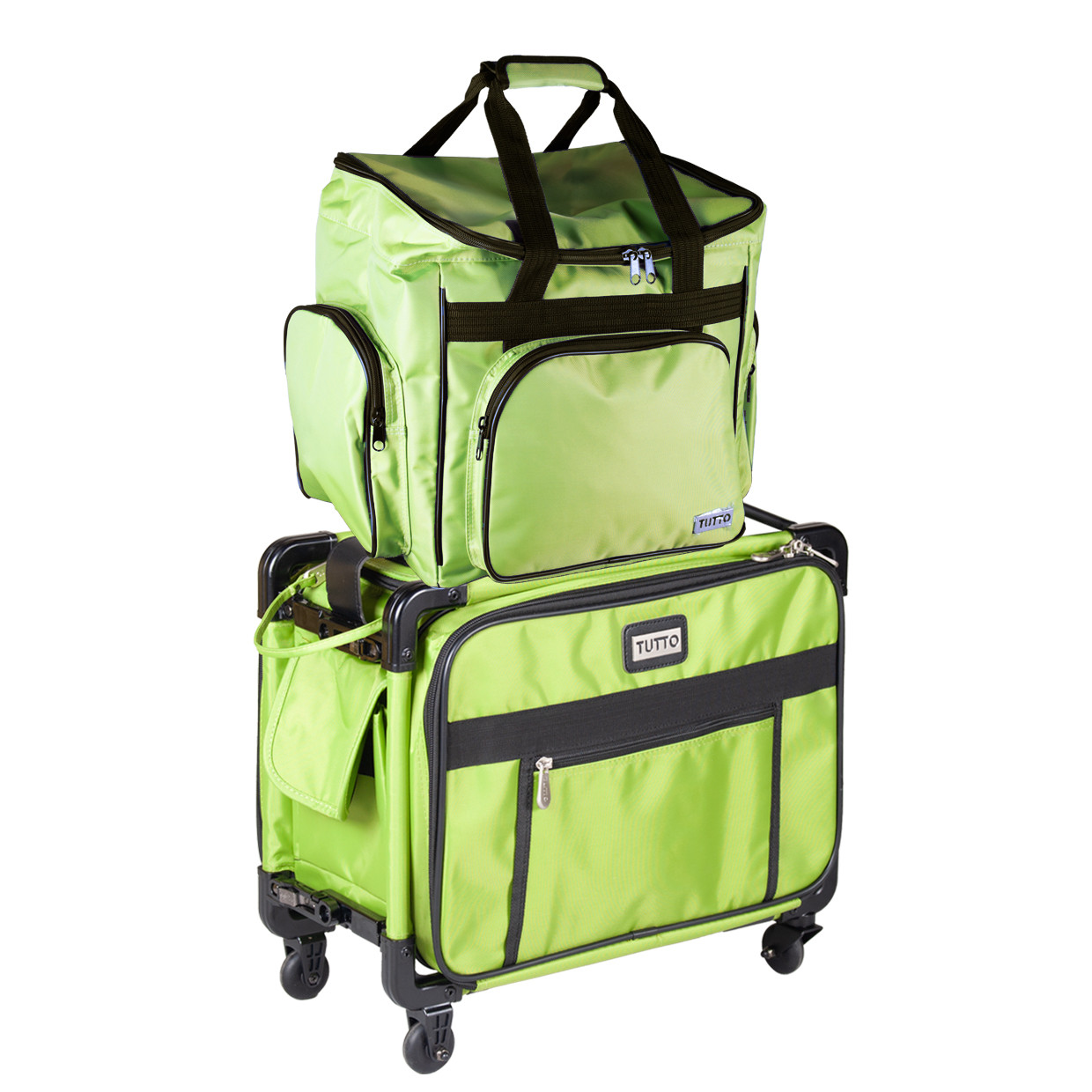 Use independently or stack on top of Tutto 4 wheels case