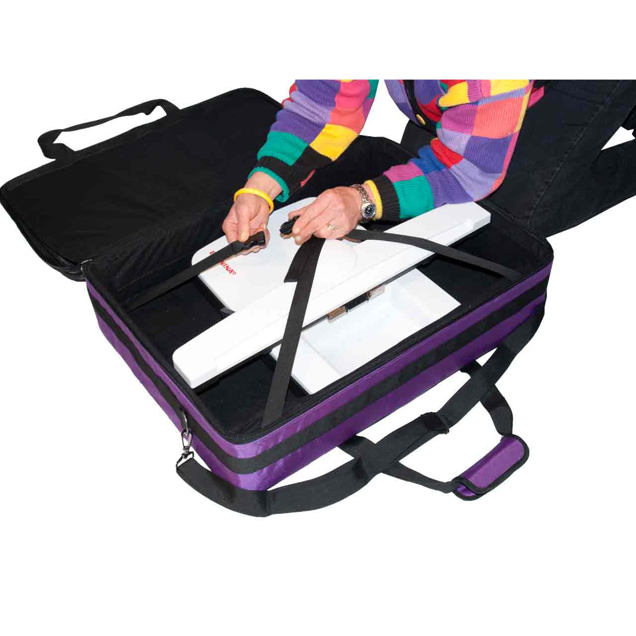 Secure the module with build-in straps