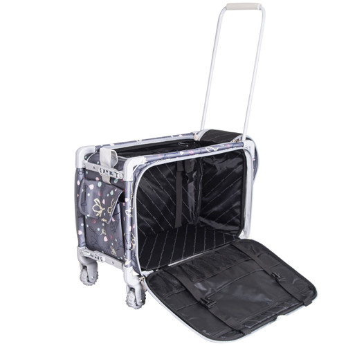 Large Gray Daisies Machine On Wheels