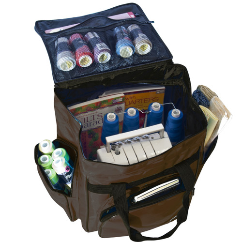 Brown Serger/Accessory  Red Bag