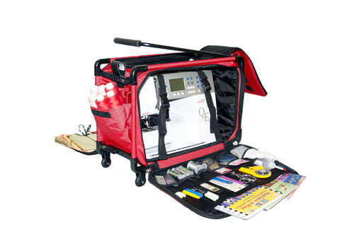 Two inside straps to secure your machine