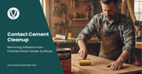 Contact Cement Cleanup: Removing Adhesive from Finished Wood Veneer Surfaces