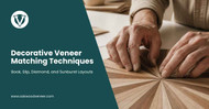 Decorative Veneer Matching Techniques: Book, Slip, Diamond, and Sunburst Layouts