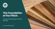 The Foundation of the Flitch: A Technical Comparison of Veneer Backings