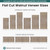 Available wood veneer sheet sizes for flat cut walnut veneer at oakwood veneer company