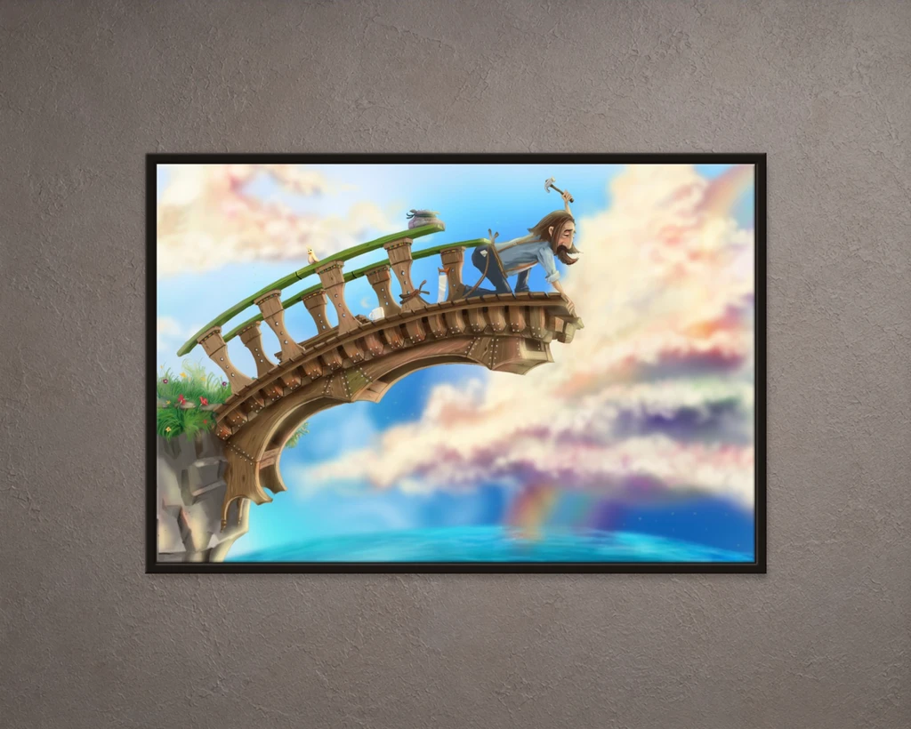 Building a Bridge | Limited Edition Artwork
