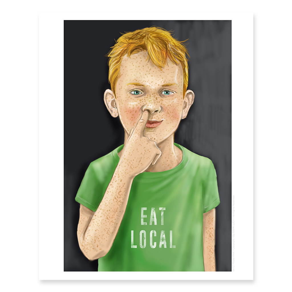 Eat Local | Art Print