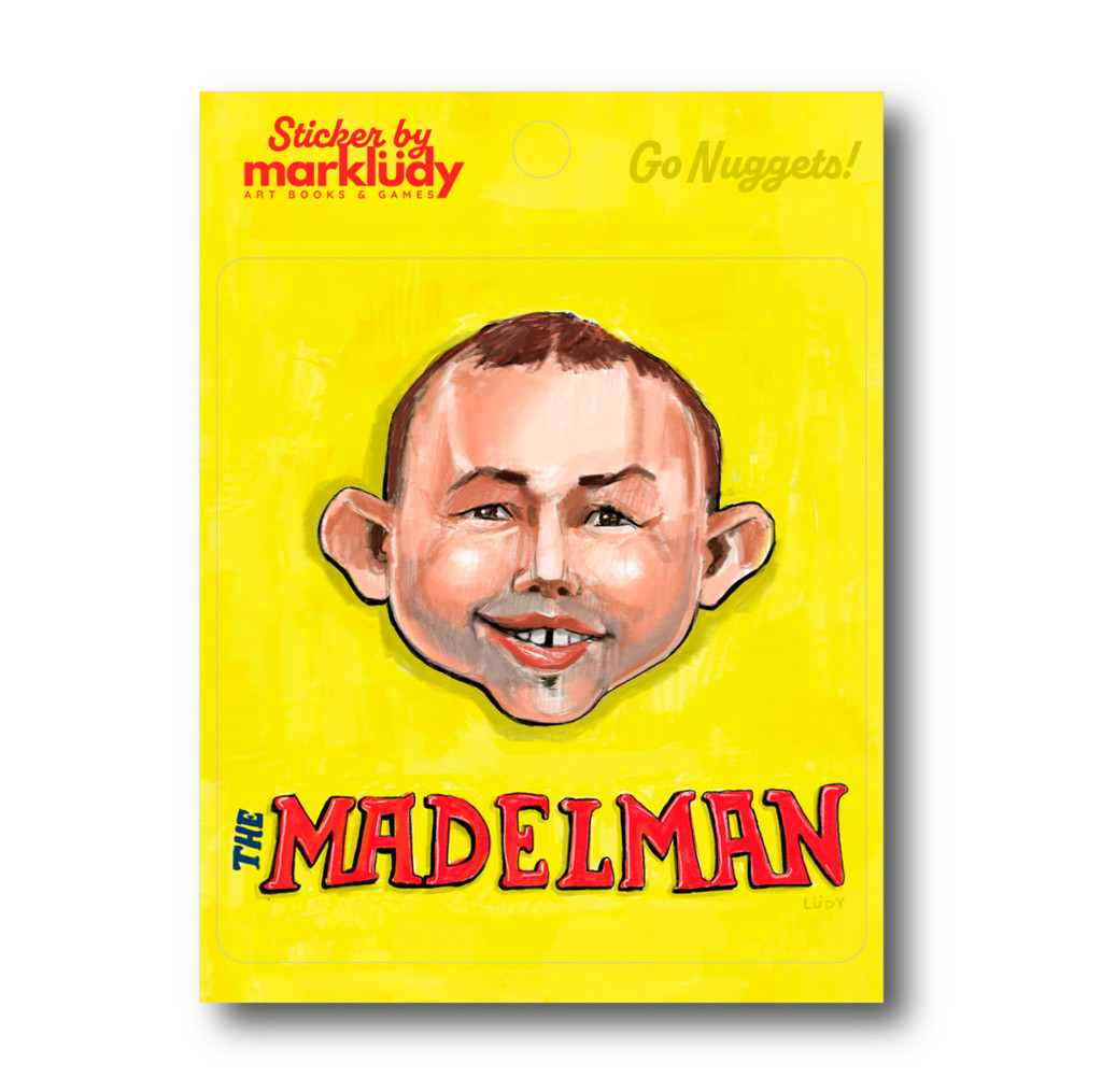 The Madelman of our Beloved Denver Nuggets | A Mark Ludy Sticker