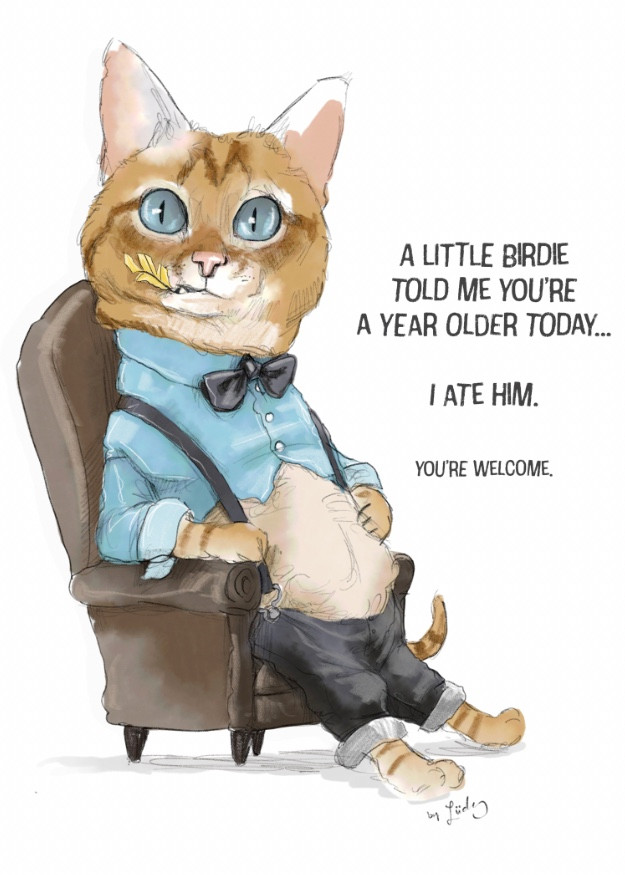 A Little Birdie Told Me | Greeting Card