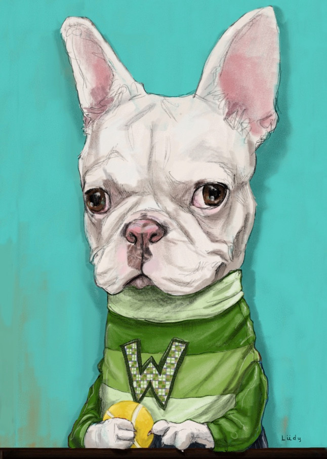 Winston The Frenchie | Greeting Card