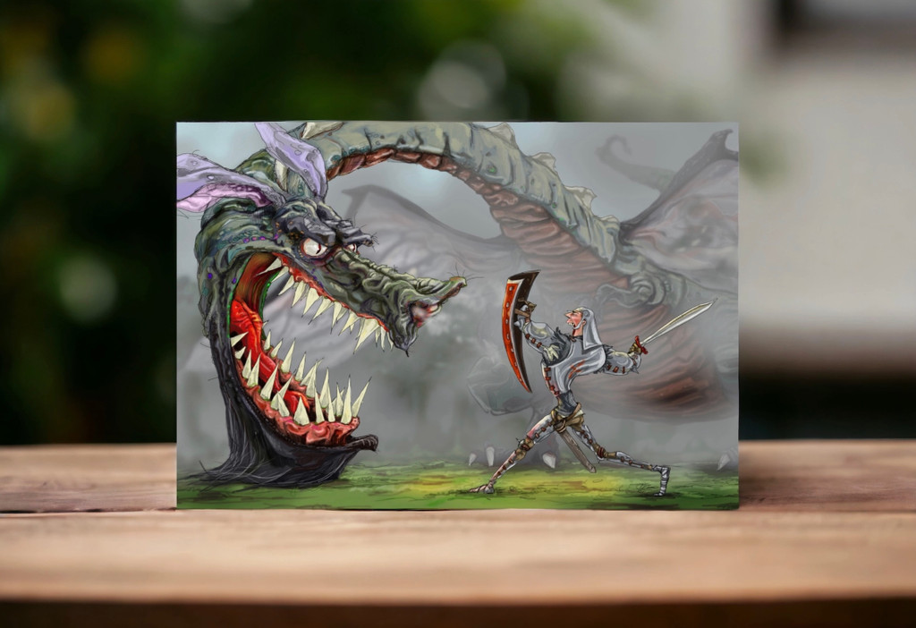 Mighty Foe | Greeting Card