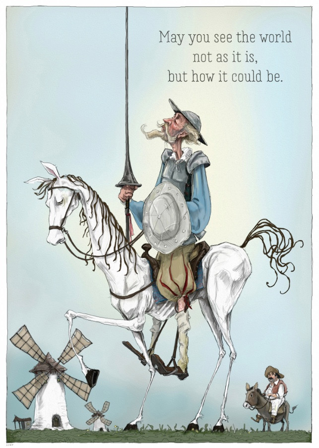 How It Could Be | a Don Quixote Greeting Card