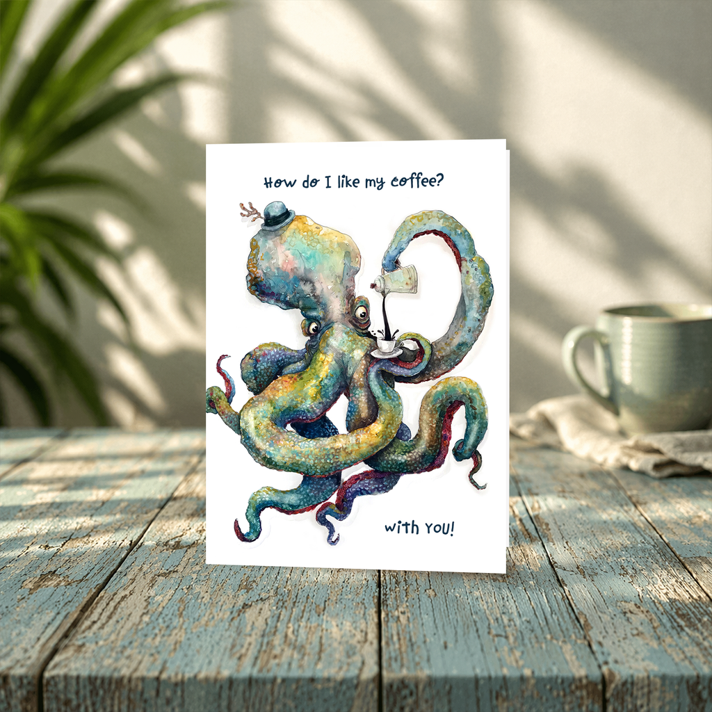 Coffee With You | Greeting Card
