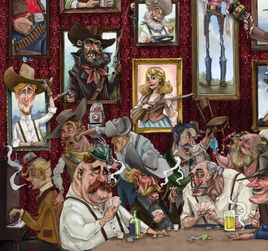 One Day in the Old West | 1000 PC Puzzle