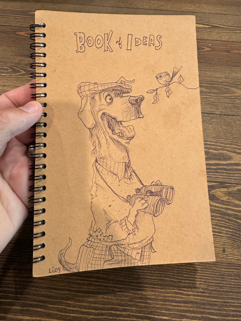 Want me to Draw you a picture? | A Book of Ideas Journal with Original Cover Art