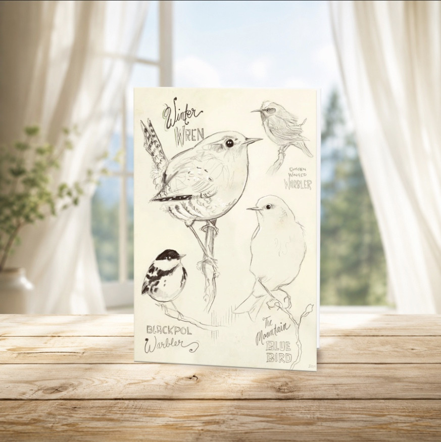 Wren & Warbler | Greeting Card