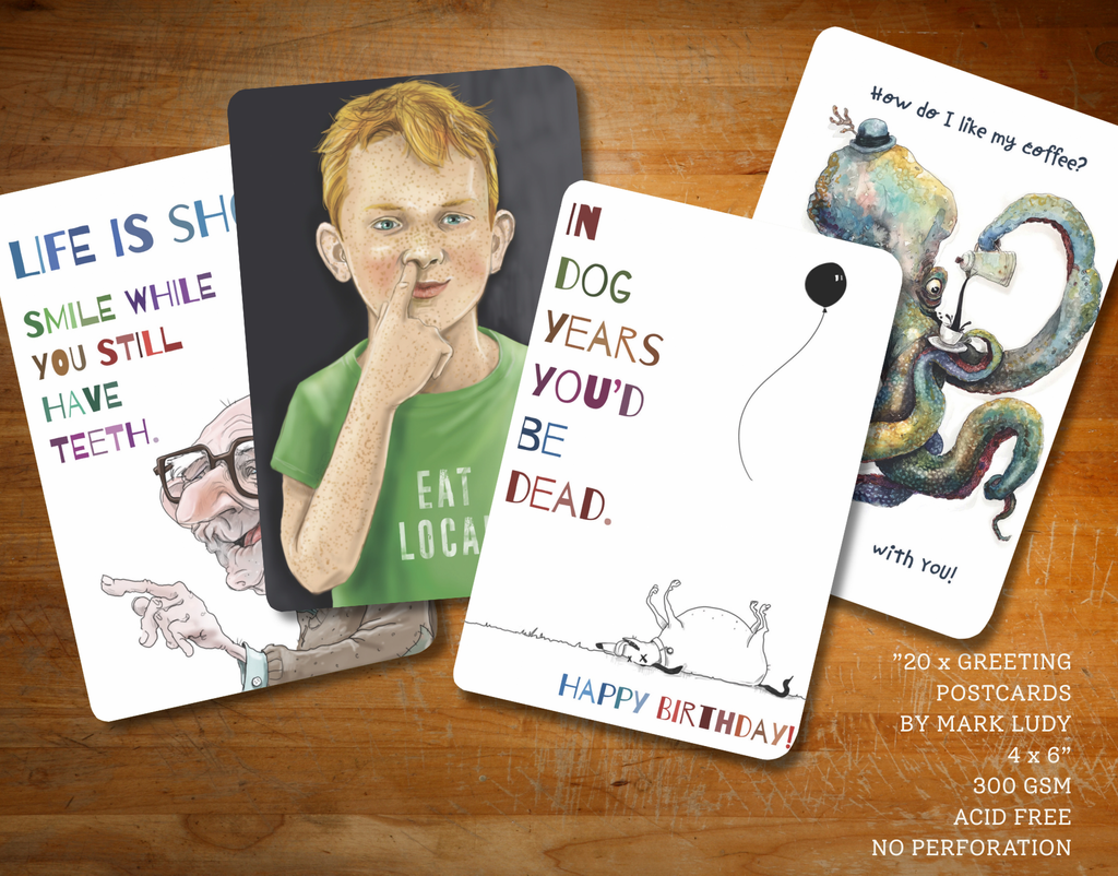 Greeting PostCard Booklet of 20