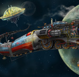 Space Train | Limited Edition Artwork