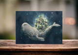 City on a Whale | Greeting Card