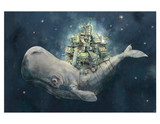 City on a Whale | Art Print