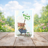 Pig N' Paint Thank You | Greeting Card