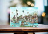 One Harbor Morn | Greeting Card