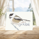 Black Capped Chickadee | Greeting Card