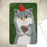 Bird Day Present | 4x6" Postcard