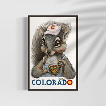 Colorado Squirrel / on Canvas