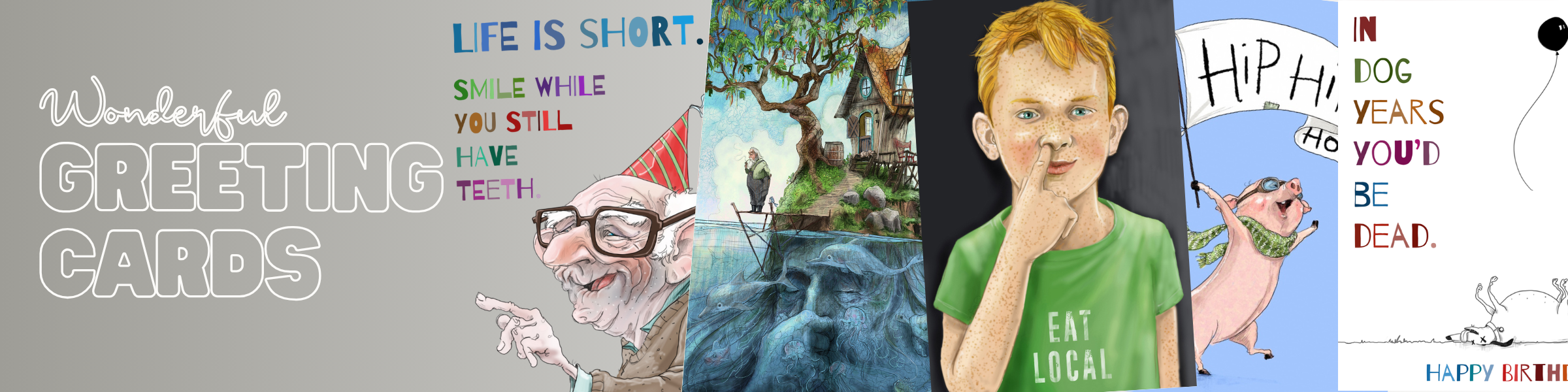 Wonderful Greeting Cards by Mark Ludy