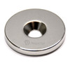 25.4mm x 3.2mm-N42-M5 Countersink on One Side | Neodymium Round Countersunk