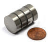 SmCo Disc-19mm x 6.35mm - Samarium Cobalt Sm2Co17-26-320 Celsius