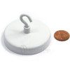 Magnetic Hook 28kg Holding Force Ferrite White or Black Color
