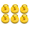 Pack of 6 Magnetic Hooks 8kg Holding Power Ceramic