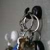 Pack of 2 Magnetic Hooks 4kg Holding Power Rubber Coated 2PCs Neodymium