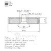 Neodymium Pot 48mm dia. Countersunk 68kg Holding Force