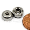 Neodymium Pot 10mm dia. Countersunk 1.4kg Holding Force