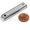 Neodymium Channel 50x12x6mm Countersunk 20kg Holding Force
