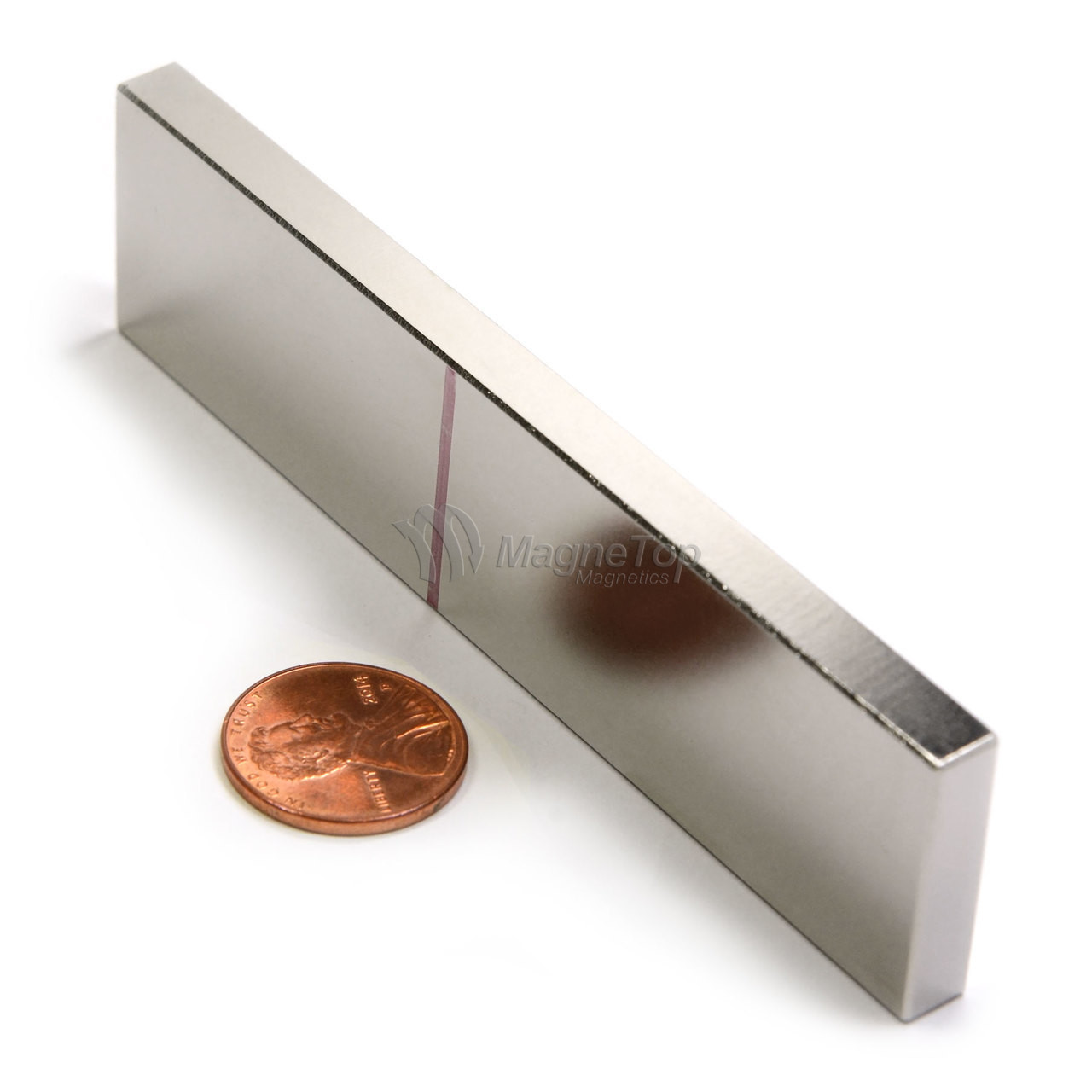 Neodymium Block - 100mm x 25mm x 6mm - N45