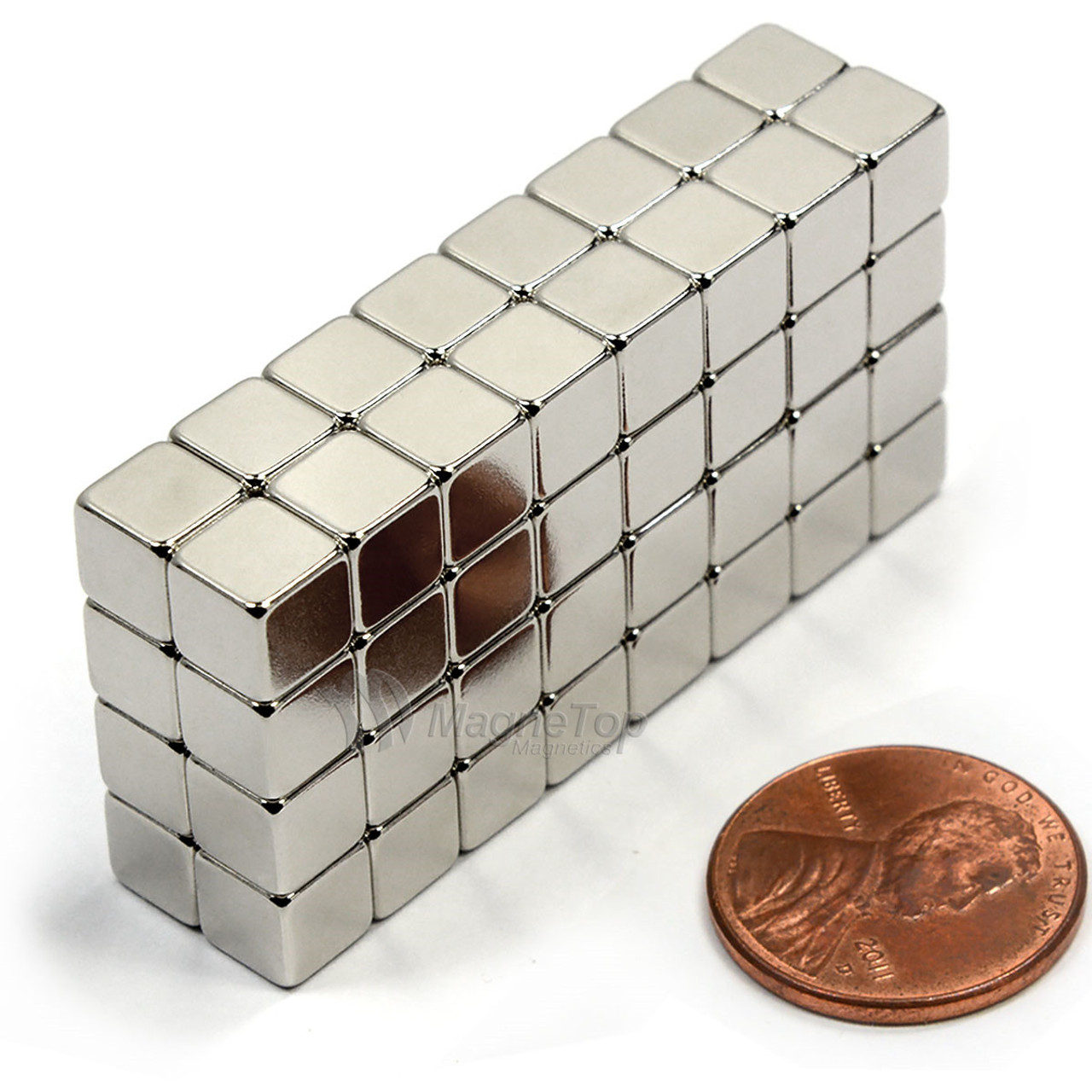 Neodymium Cube  -  6mm x 6mm x 6mm - N45