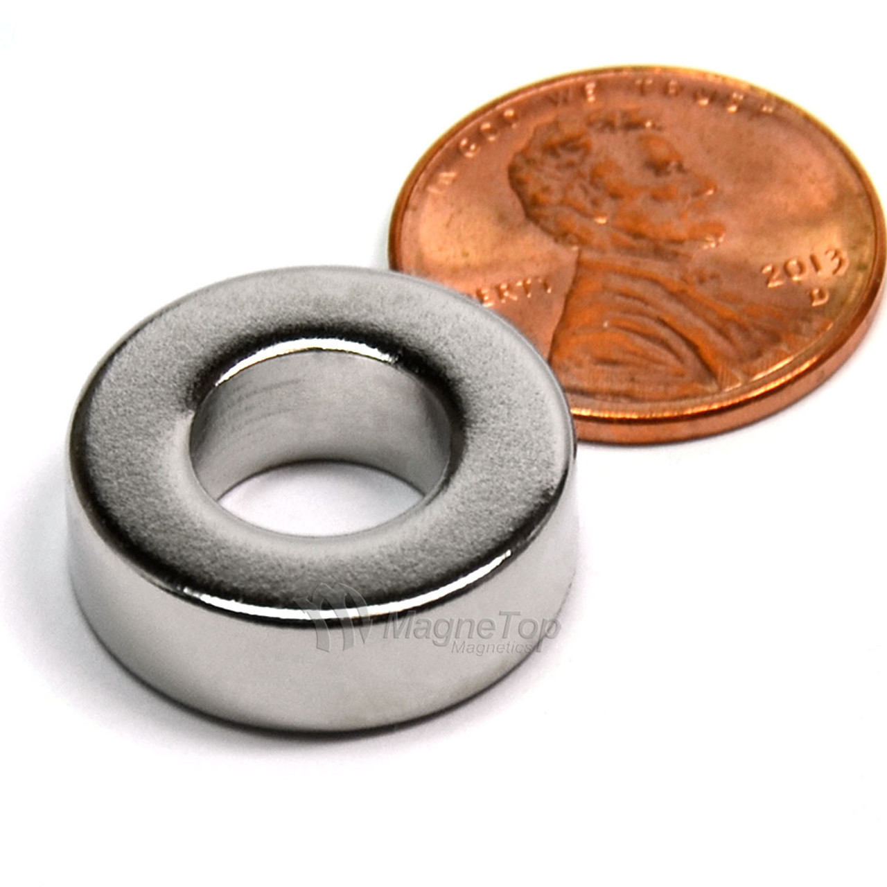 12mm (OD) x 10mm(ID) x 6mm - N45-Neodymium Ring