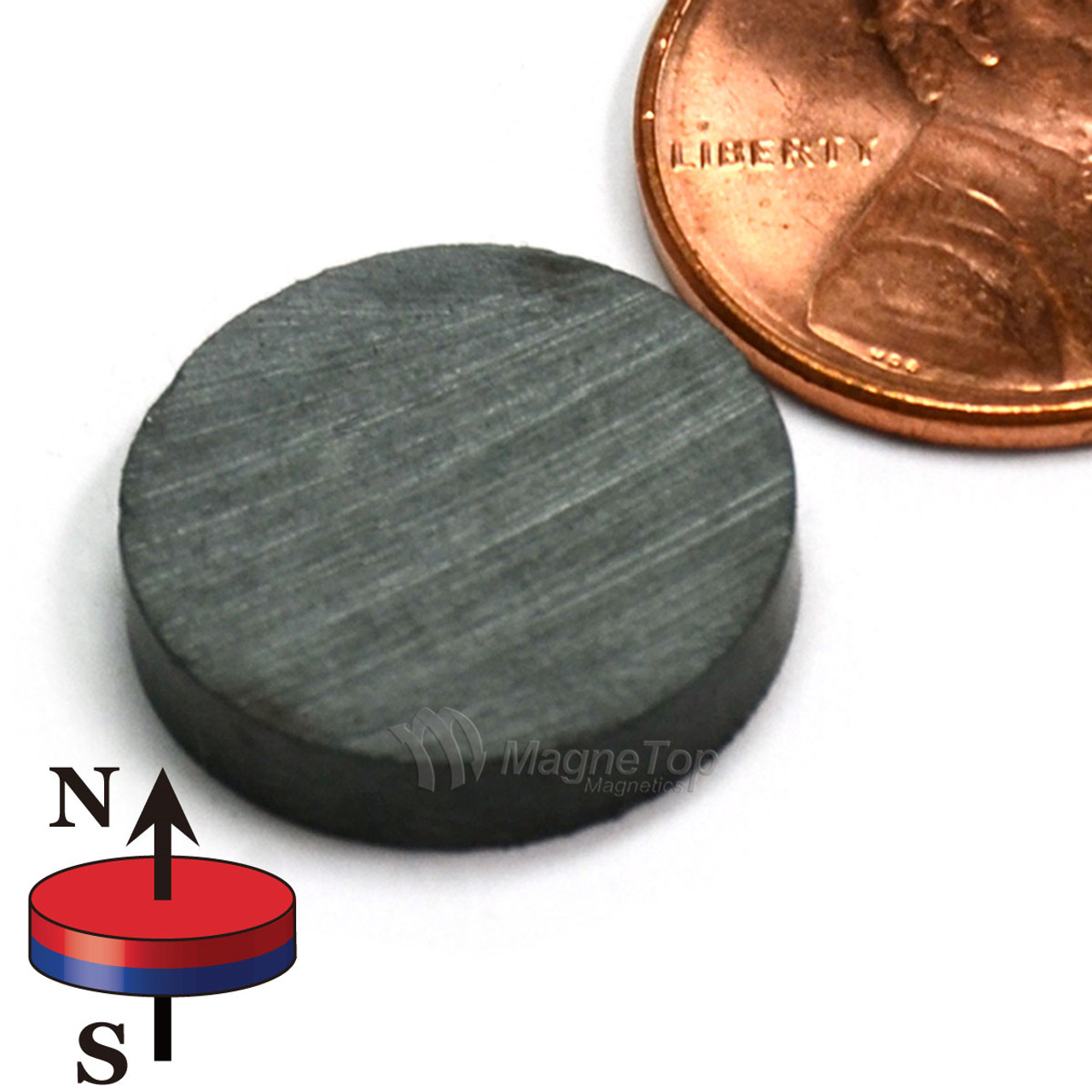 Ferrite Disc - 15mm x 3mm - Y30BH